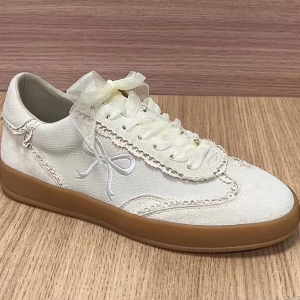 Elegant White Women's Sneakers